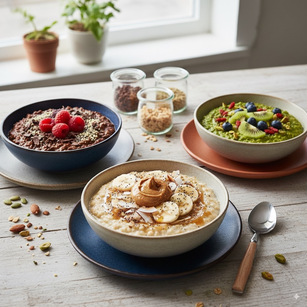 Recettes de porridges protéinés pour sportifs : énergie et vitalité au petit déjeuner